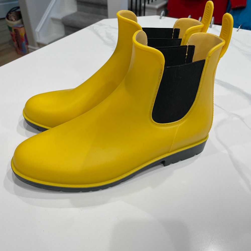 Asgard - Yellow Ankle Rain Boots